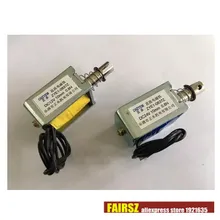 Заводская Распродажа пуш-ап и Вытяните тип постоянный Электромагнит microframe DC6/12/24 V 10 мм ход 0.8N 0,9 Вт 10 шт./лот