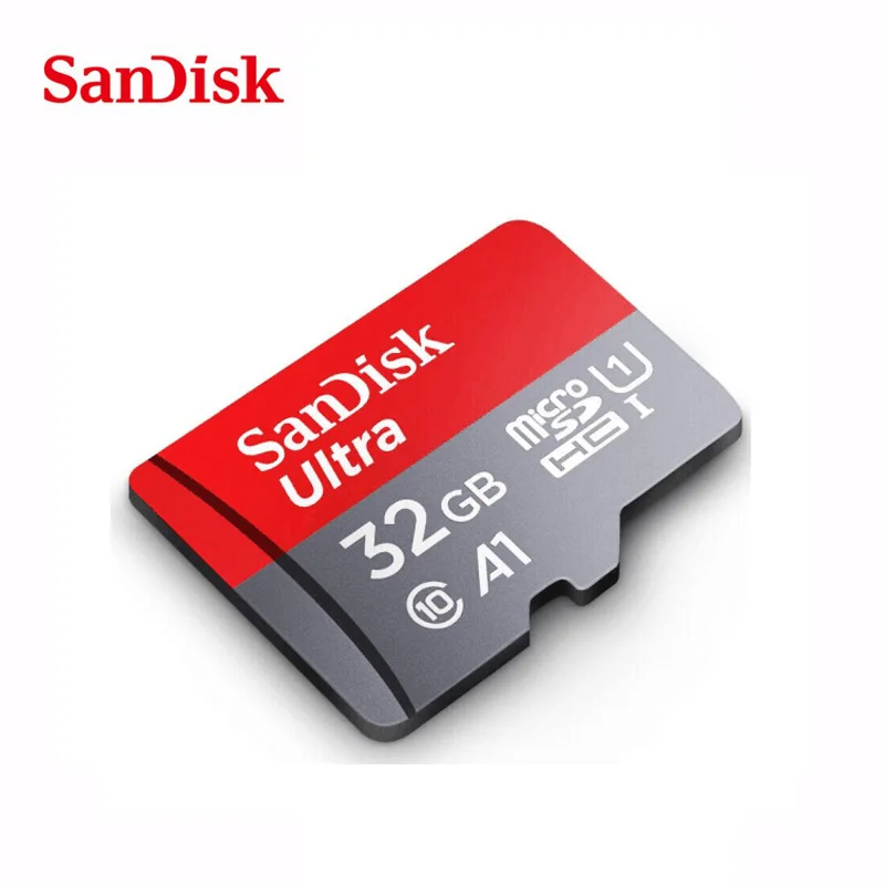 Двойной флеш-накопитель SanDisk карты памяти 16 Гб оперативной памяти, 32 Гб встроенной памяти, 64 ГБ 128 100 МБ/с. UHS-I TF микро-sd карты Class10 ультра SDHC/SDXC карты флэш-памяти