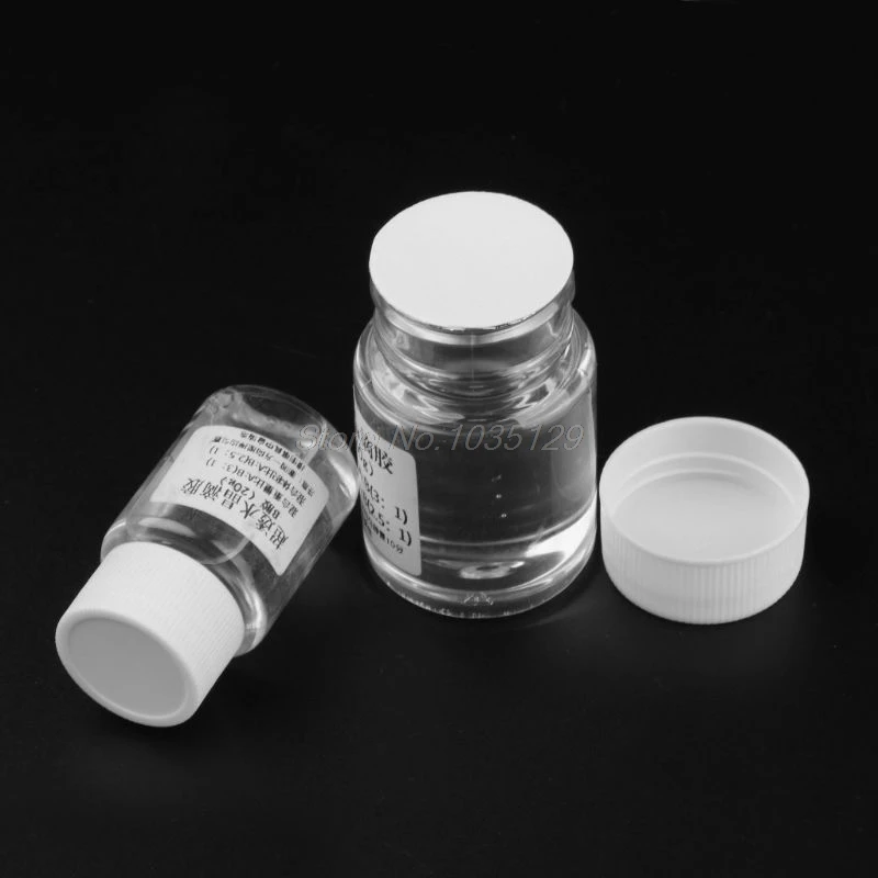 Ультра-прозрачный AB кристалл клей двухкомпонентный герметик из эпоксидной смолы быстрое высыхание Oct10 и Прямая поставка