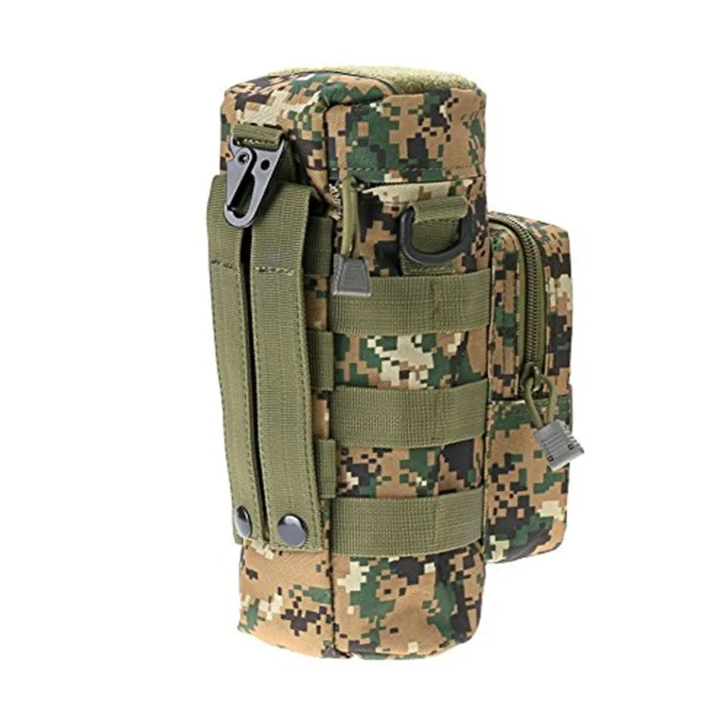 2019 Тактический Военный Открытый походный мешок для бутылки воды чайник сумка рюкзак Кемпинг портативный путешествия холст Прямая