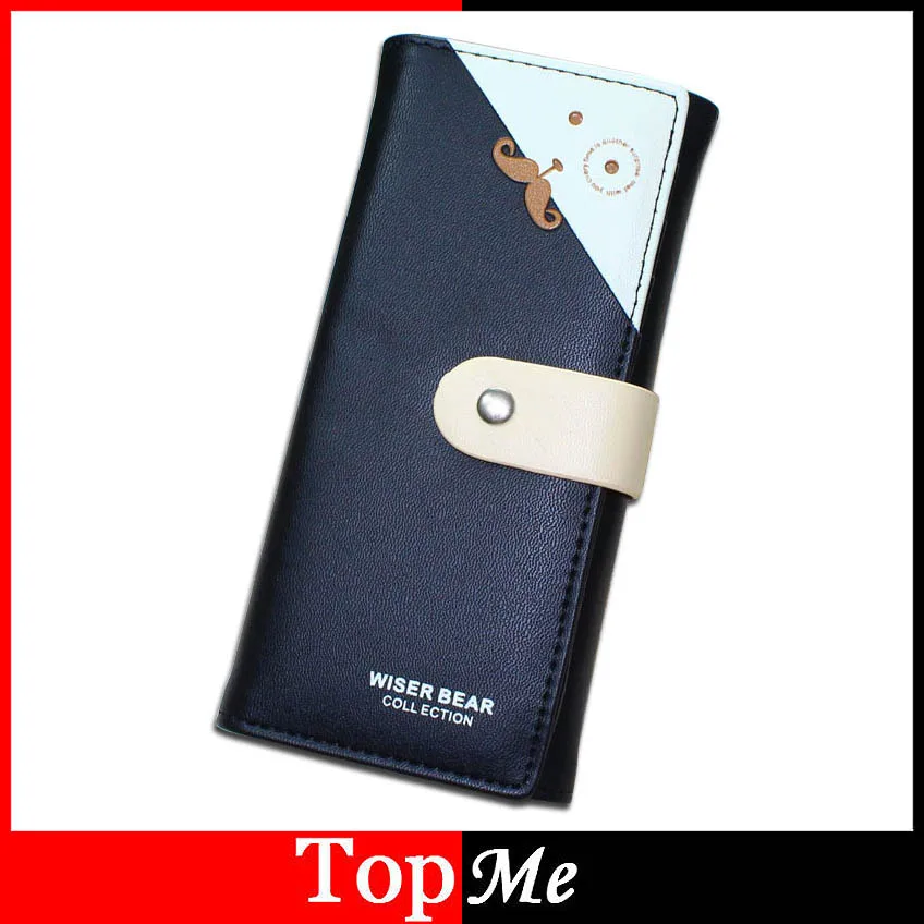 

Women Wallets Lady Handbags Coin Purse Cards ID Holder Hasp Money Burse Bags Lovely Beard Clutch Female Long Purses Wallet Bag