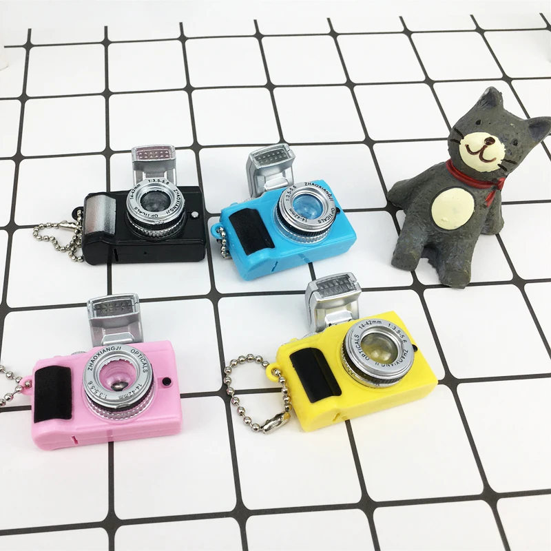 

Camera Toy Kid Toys Projection Children Cameras Doll Accessories Keychain Luminous Sound Glowing Pendant Toy Cameras for1/6 Doll