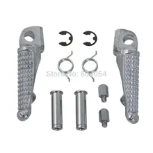 Footrest Foot Pegs Front For Kawasaki Z750 Z750S 2007 2010 ZR 7S 2001 2002 2003 2004