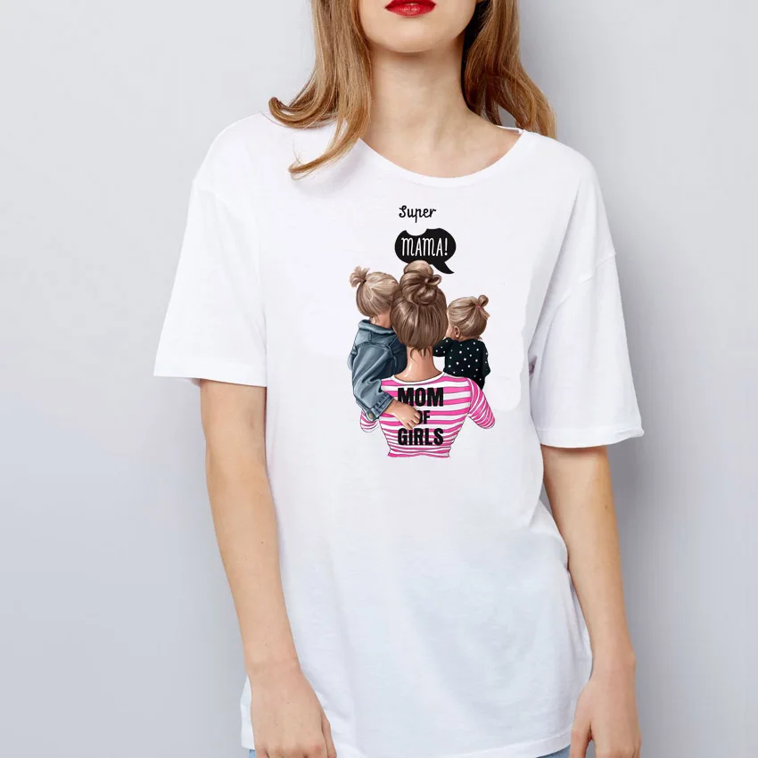 2019 новые летние повседневные короткие футболки с принтом mama mouse Лучшая Детская