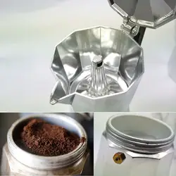 Лидер продаж Moka Кофе горшок эспрессо Алюминий плите прочный для Офис Кухня