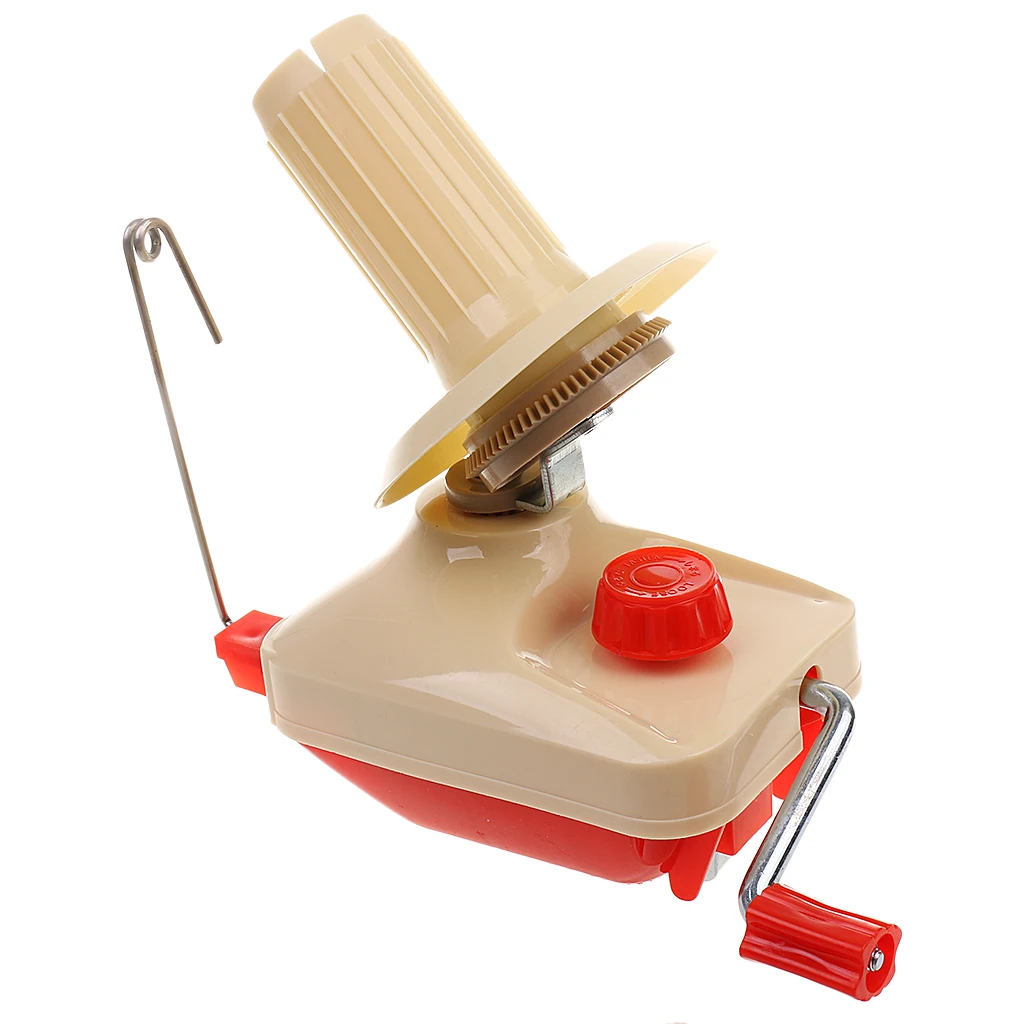 2 Pieces/Set Knitting Umbrella Wind Wool Winder and Table Clasp Swift Yarn String Ball Winder Holder Machine