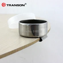 Transon307 из нержавеющей стали двойной большой рот Палитра для рисования чашки, покраска Диппер с пластиковой крышкой, тонкой художественной живописи инструмент