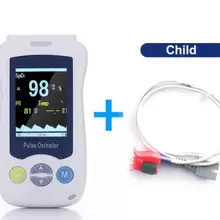 Переносной пульсоксиметр медицинский портативный для взрослых новорожденных детей