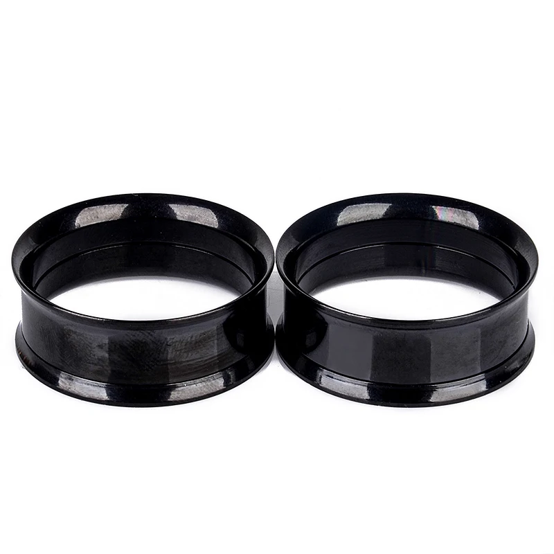 Vintage Double Flared Ear Flesh Tunnel Expanders Shellhard Punk Ear Plug Stainless Steel Screw Ear Gauges Body Piercing Jewelry