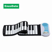 37 Keys Roll Up Piano, Kids Portable Electronic Keyboard, Midi Flexible Hand Roll Musicial Instruments
