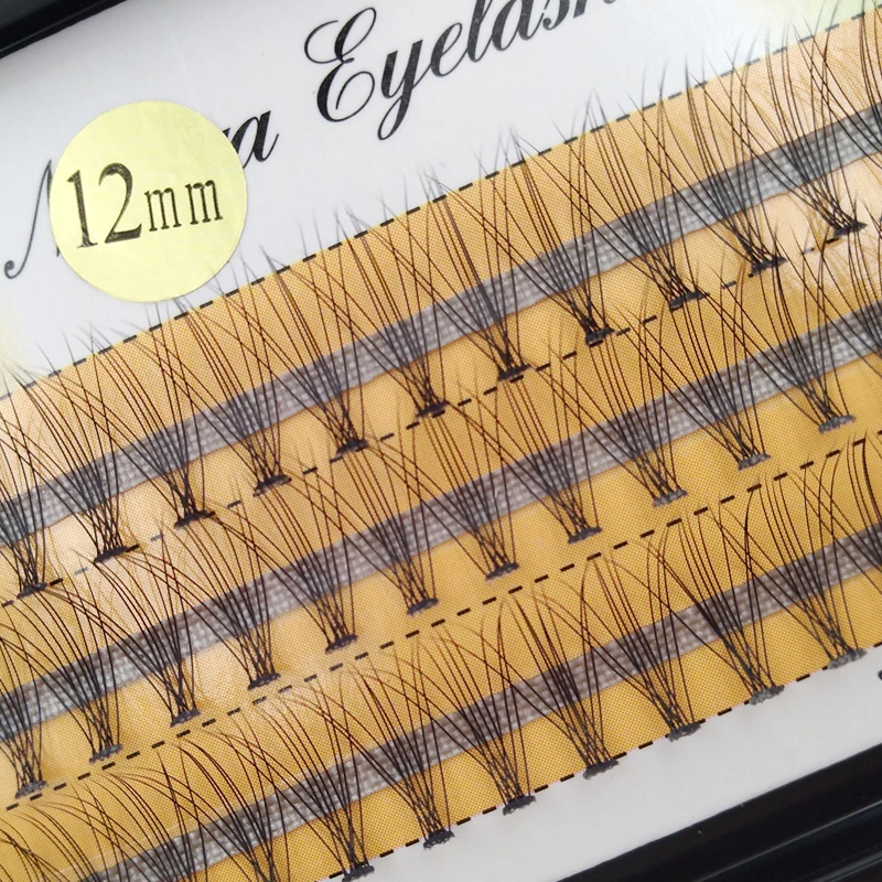 

60 pieces/lot 0.07 C Curl 8 10 12 mm Individual Lashes Eyelash Extension Makeup False Lashes Eyelashes for Beauty