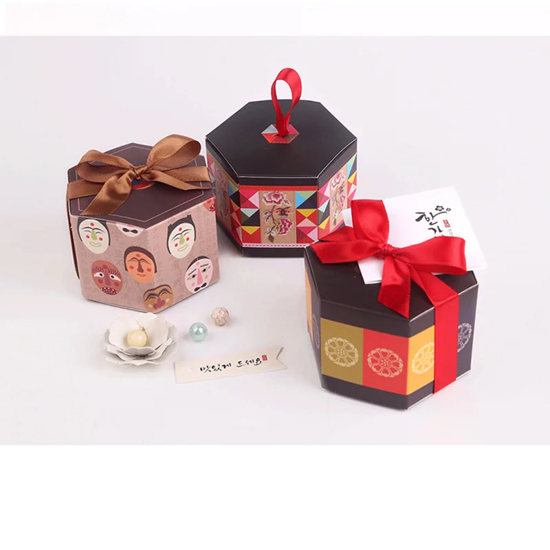 10 шт. свадебные коробки для цветов сакуры Бонбоньерки подарочные коробки вечерние коробки для конфет и тортов