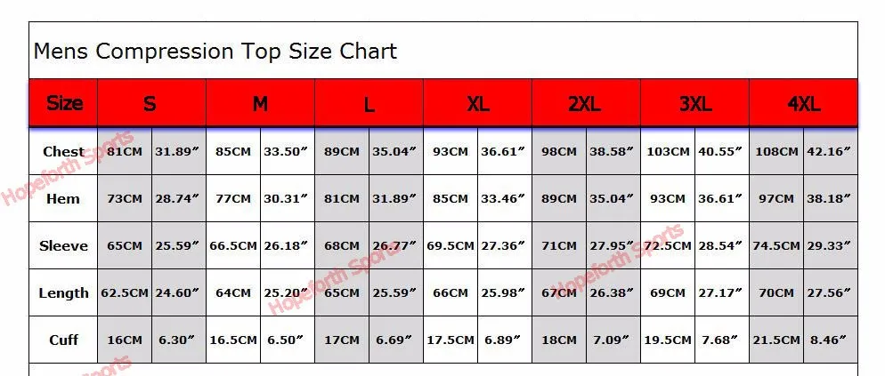 SIZE chart-top fixgear