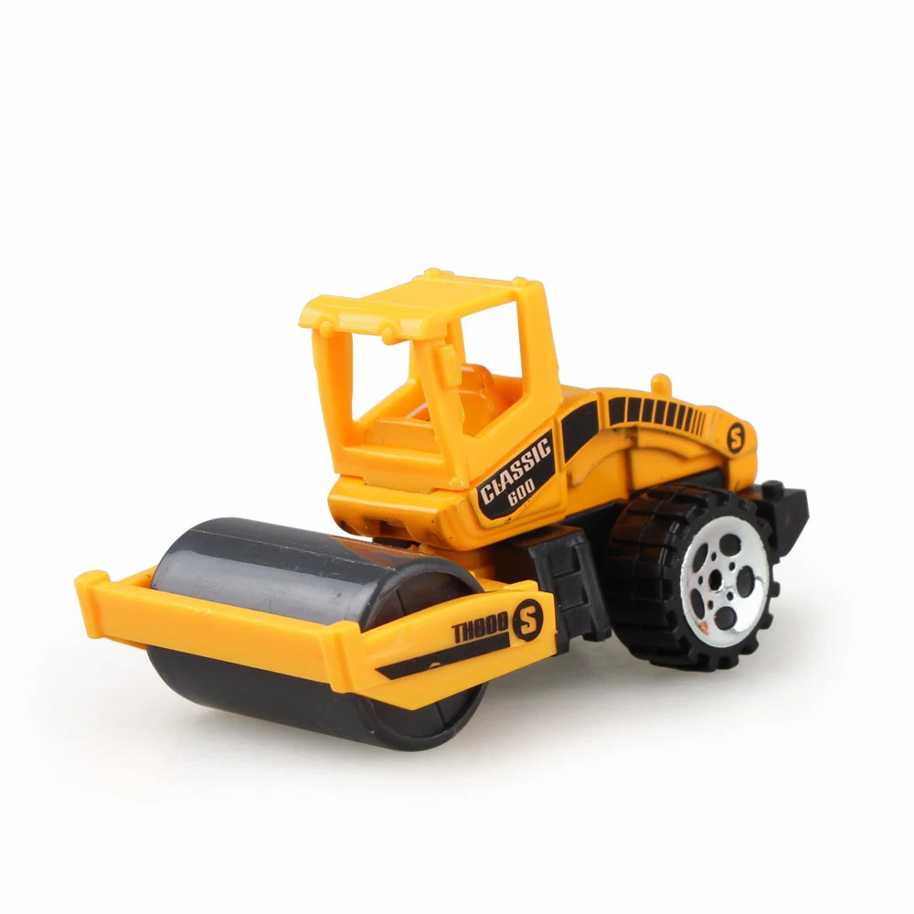 6 Types Mini Alloy Diecast Engineering Toy Car Vehicles Model Forklift Excavator Bulldozer Model Car Birthday Gift for Kids Boys - Цвет: Roller