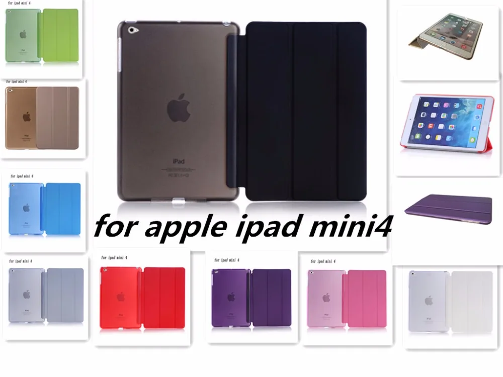 

Sleep magnet Case for iPad mini 4 case slim smart original 1: 1 tablet leather shell for apple ipad A1550`A1538 - YCJOYZW