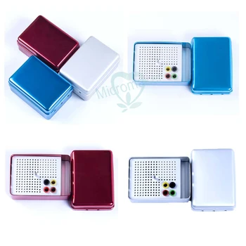 

1PC 180 Holes Dental Endo Box FG Burs Holder Autoclave Disinfection Box