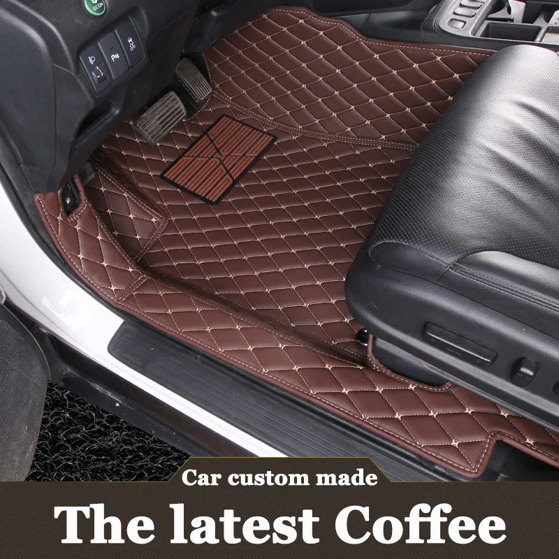 All surround car floor mats fit Toyota Corolla RAV4 Prado Highlander 6D