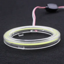 1 шт. автомобильные ангельские глазки Светодиодные Автомобильные кольцевые фары Led COB ангельские глазки фары для DIY автомобиля Авто Мото мопед скутер мотоцикл 12 в 3 Вт