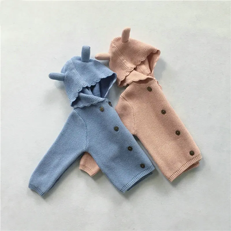2017 AutumnWinter Kids Girls Hooded Cardigan Double Breasted Cotton Sweater For Children Boy Baby Girl Soft Knit Jumper Clothes (65)