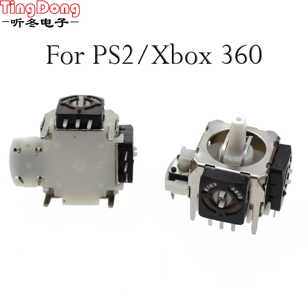 TingDong для Microsoft Xbox 360 PS2 контроллер Джойстик Замена 3D Аналоговый джойстик Стик