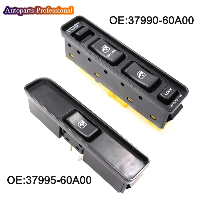

New 37990-60A00 & 37995-60A00 Front Driver and Passenger Side Electric Controller Window Switch For Suzuki Vitara 1992-1998 Car