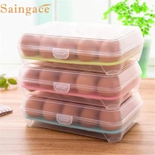 15 контейнер для яиц нулевой однослойный холодильник герметичный пластиковый ящик для хранения 2x15x7 см кухонные инструменты аксессуары C