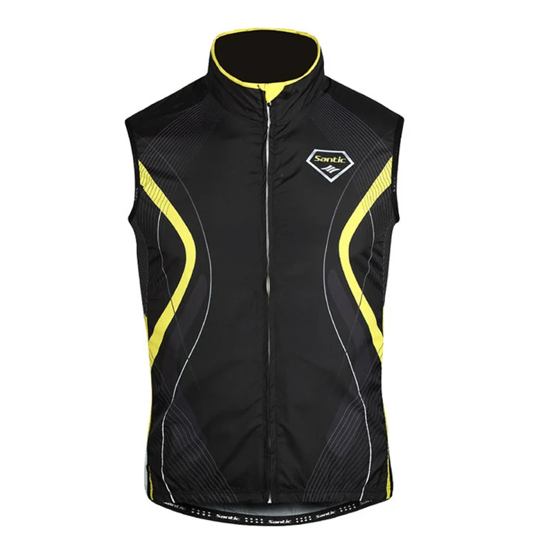 Santic Men's Sleeveless Jackets Cycling Jacket Clothing Outdoor Riding