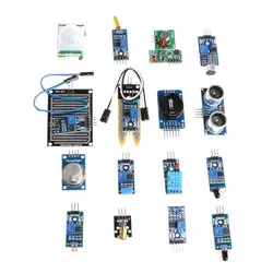 Оборудование плата для монтажа сенсорных модулей комплект 16 шт. для Arduino Raspberry Pi 3/2 Модель B Тип Комплект универсальная практичная распродажа