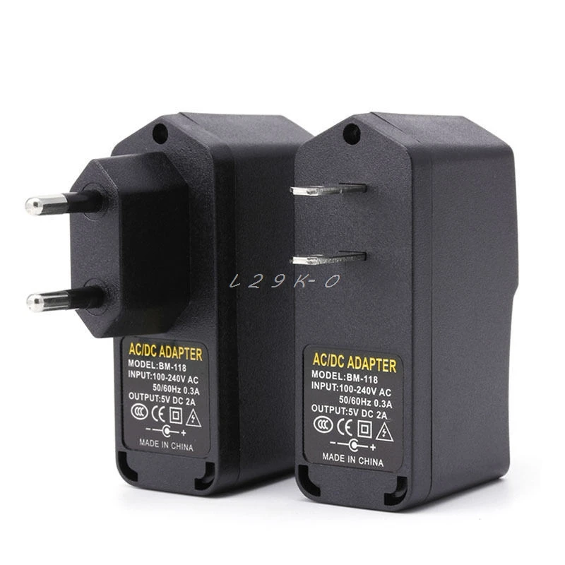 1 قطعة USB تحويل التيار الكهربائي محول شاحن AC 100-240 V DC 5 V 2A 10 W الاتحاد الأوروبي التوصيل 1 قطعة USB تحويل التيار الكهربائي محول شاحن AC 100-240 V DC 5 V 2A 10 W الاتحاد الأوروبي التوصيل