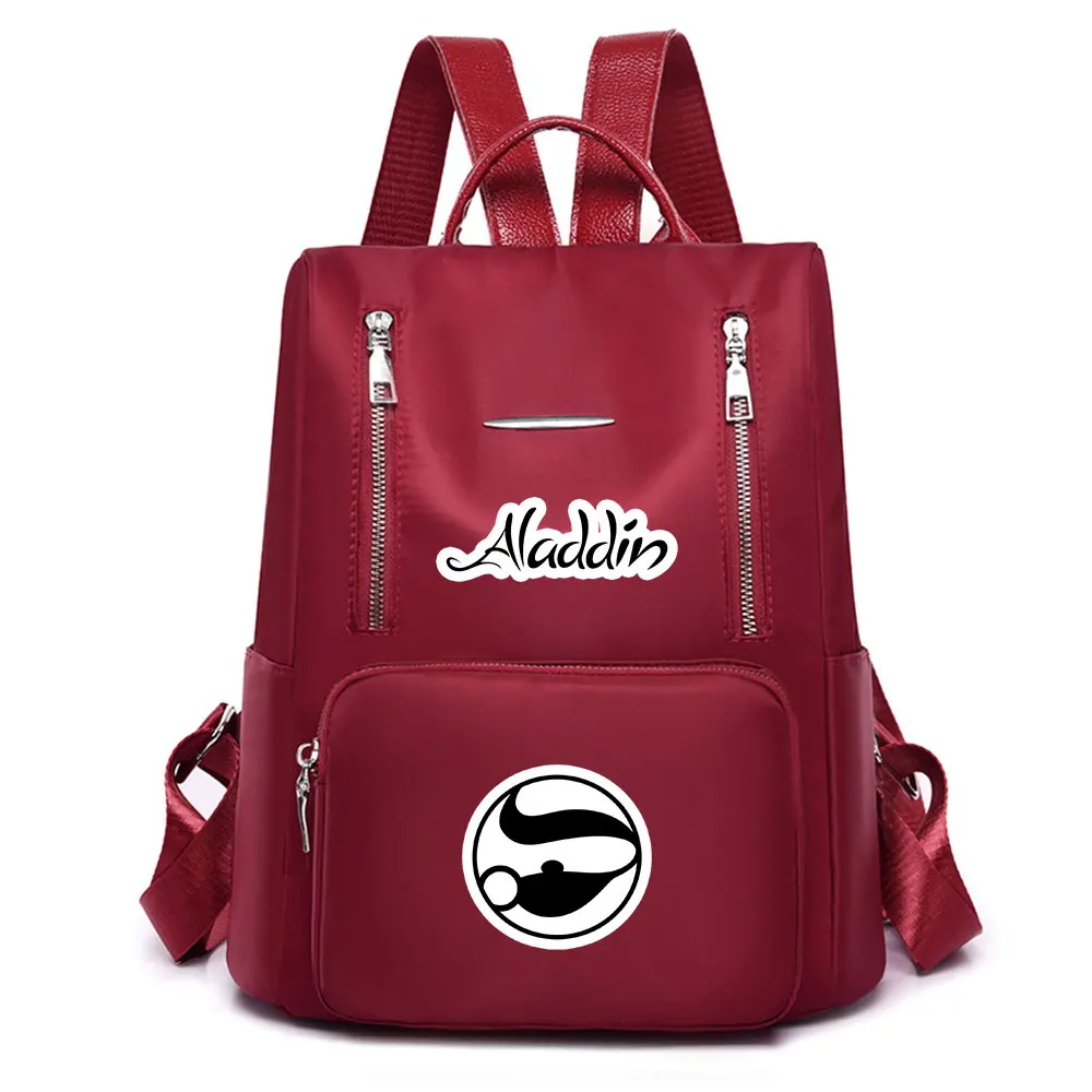 Eshop aladdin Symbol Oxford Women Backpack Travel Laptop Anti Theft Backpacks School Student Packsack Shoulder Shopping Bag |