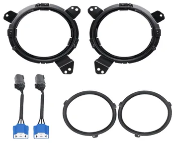 

Marlaa 2pcs Wrangle JL Extension Adapter Rings Mounting Brackets Steel Extension Adapter Rings for 2018 2019 Jeep Wrangler JL