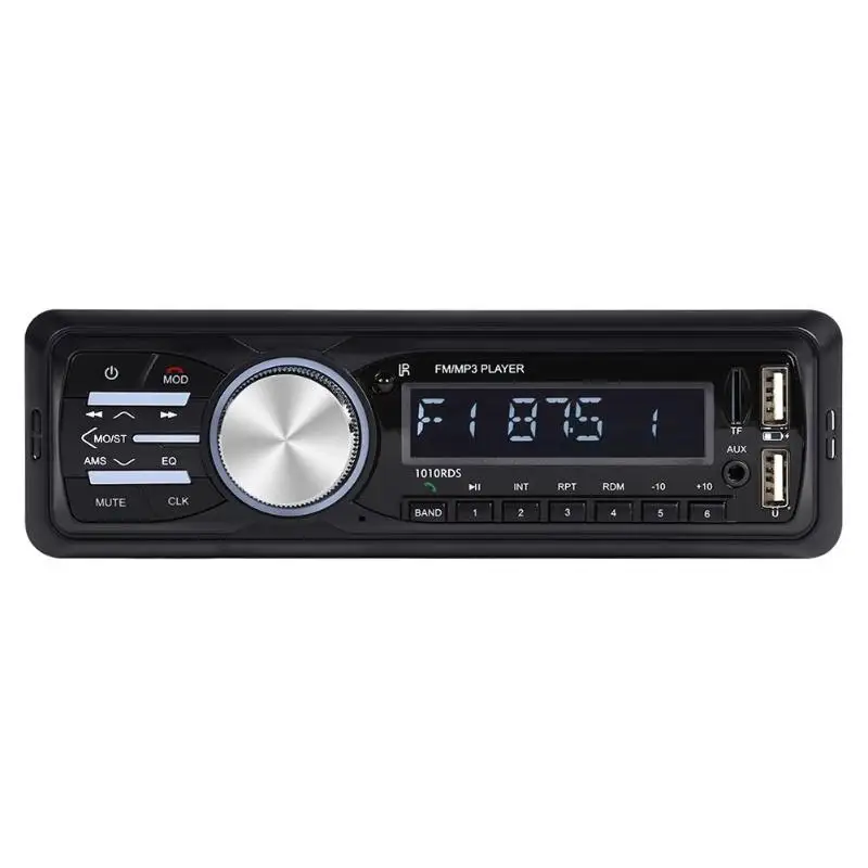 

1010RDS Car Radio MP3 Player Bluetooth USB AUX RDS Receiver In Dash Head Unit RCA Audio Output Can be Connected to Subwoofer