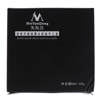 

Charcoal Soap Skin Care Treatment Deep Cleanin Skin Whitening Blackhead Remover Acne Treatment Oil Control Soaps Natural Bamboo