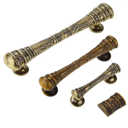

1pcs Retro Door Handles Wardrobe Handles Kitchen Door Handles and Cabinet Door Handles Drawer Knobs with Screw