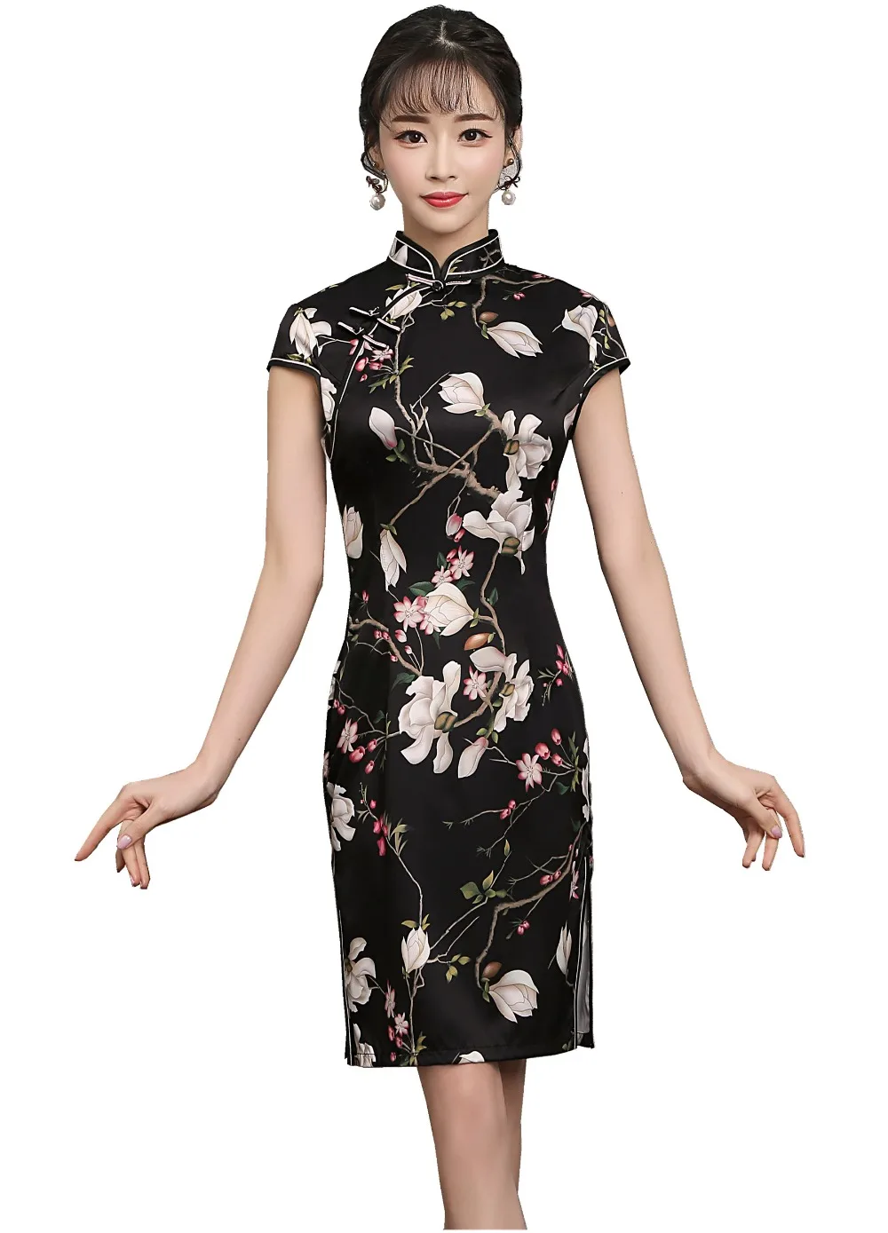 Shanghai Story Chinese Style Dress Summer Qipao Chinese traditional ...