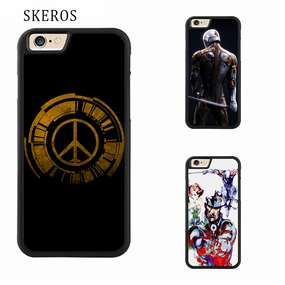 SKEROS металлический Шестерни Твердые Peace Walker logo 5 чехол для iPhone X 4 4S 5S 6 6s 7 8 plus # A313 |