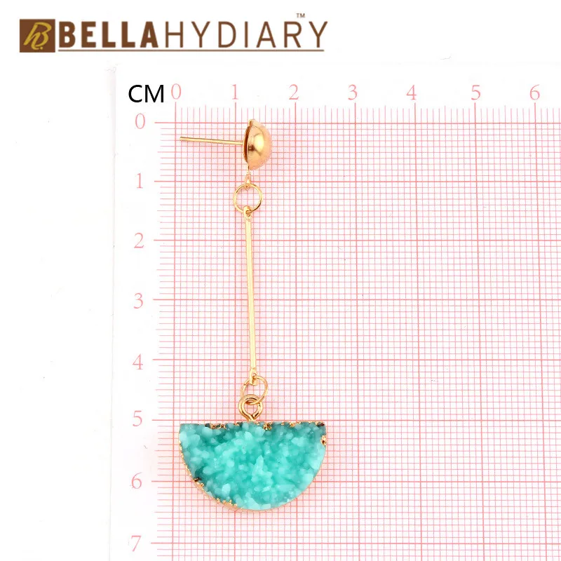 druzy earrings jewelry Ohrringe bijoux earings earring earing pendientes brinco big earrings vintage jewelry wedding earrings geometric earrings long earrings gifts for women resin earrings korean earrings (8)