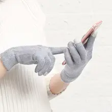 Дропшиппинг Новое поступление модные мужские Wo мужские зимние перчатки для мобильного телефона планшета Полный палец варежки горячая красная# J05