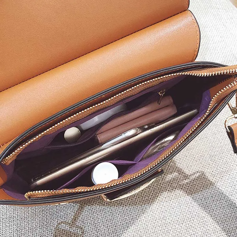 Women Luxury Leather Handbag Metal Hasp Female Messenger Bag Large Casual Lady Shoulder Bag Fashion Travel Crossbody SS7053 (17)