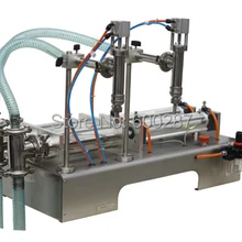 Полуавтоматическая машина для наполнения жидкостью с двумя головками, машина для наполнения соком, машина для наполнения соком(200-2500 мл