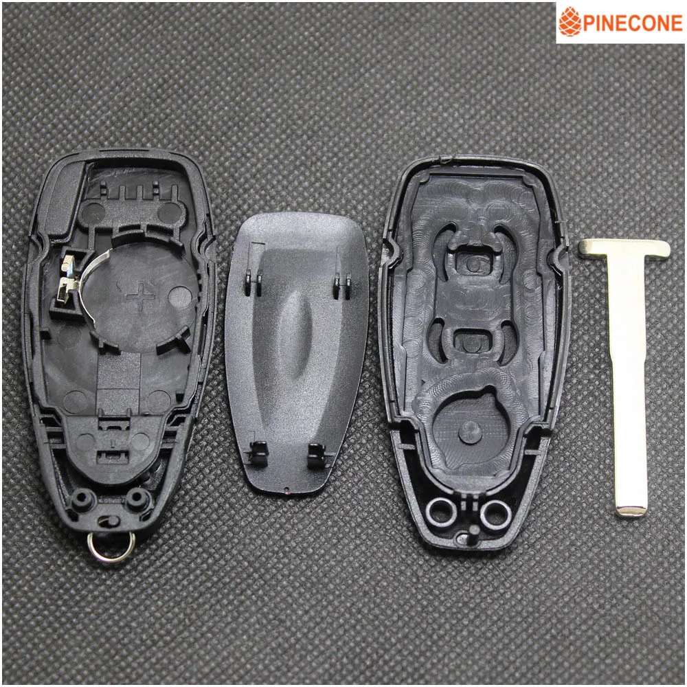 PINECONE ключ оболочки для FORD MONDEO GHIA-X FORD Ecosport KUGA автомобиль Hu101 лезвие 3 кнопки высокое качество Замена Suv брелок