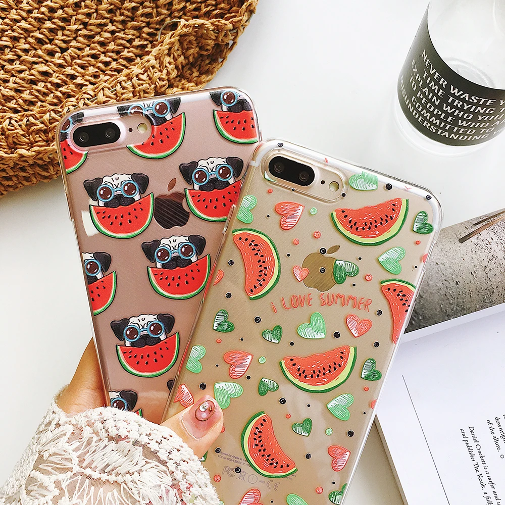 Hazy beauty For iphone 6 6S Case Lovely Transparent Patterned Phone