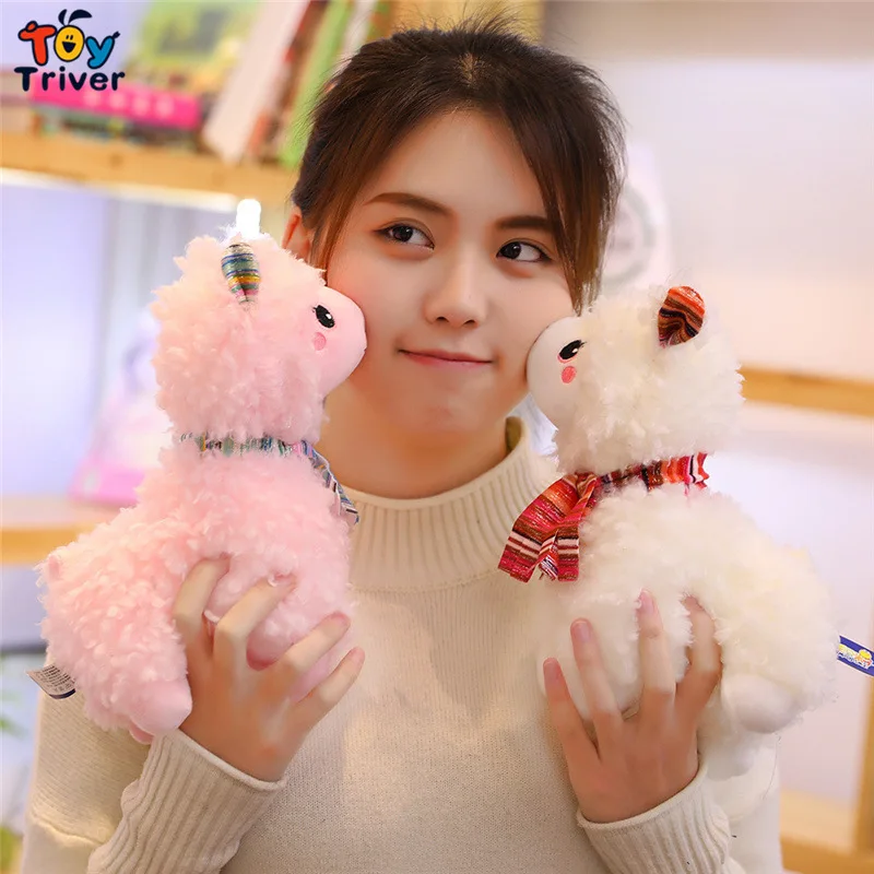 Kawaii овечья шерсть плюшевая игрушка тройник чучела животных кукла дети мальчики