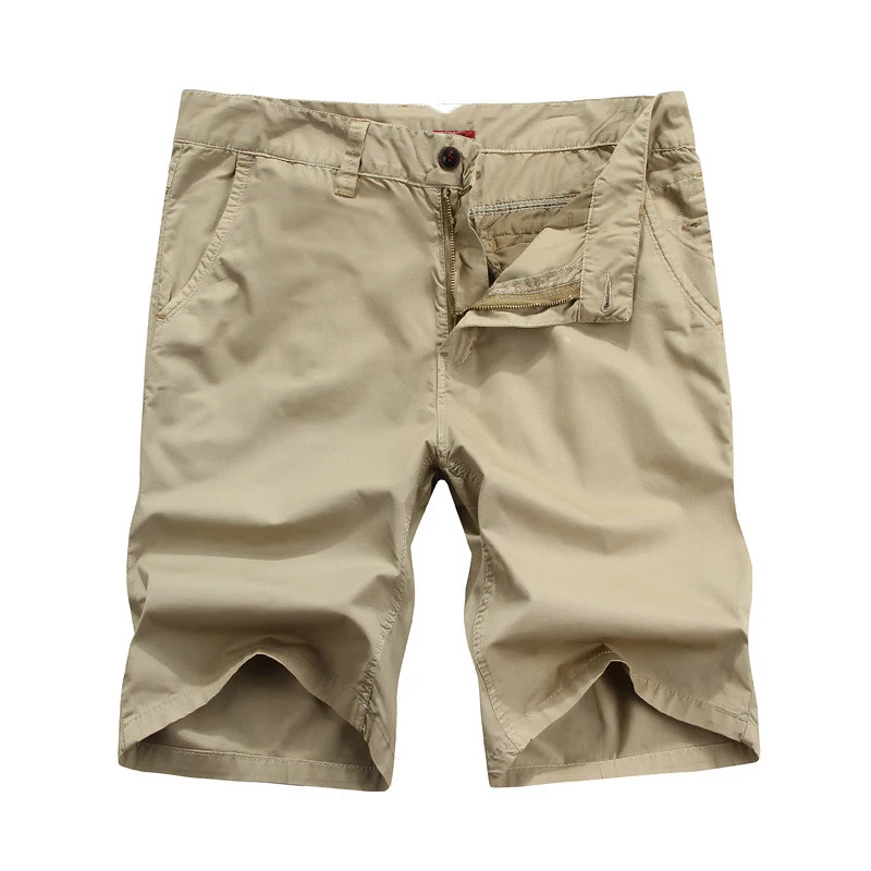 Summer Spring Weat Men s Fashion Shorts Knee Length Solid Slim Fit summer-spring-weat-men-s-fashion-shorts-knee-length-solid-slim-fit