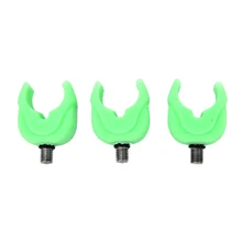 3Pcs 2.5cm Fluorescent Rubber Butt Rests Rod Pod Rest Gripper Rod Rest Heads Carp Butt Grip