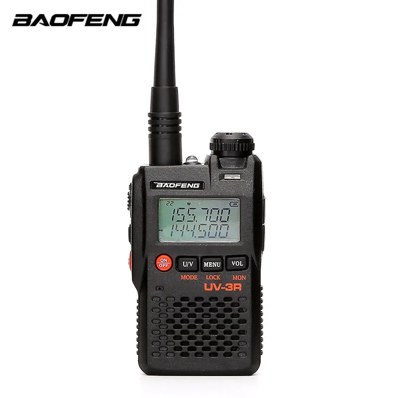 

Baofeng UV-3R Mini Walkie Talkie Dual Band VHF UHF Portable UV3R Transceiver Portable Two Way Radio 136-174MHz&400-470MHz
