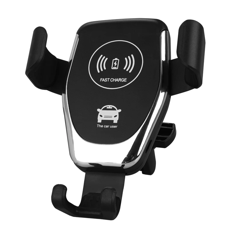 

10W 2 in 1 Qi Fast Charger Wireless Car Charger Gravity Car Mount Air Vent Dashboard Phone Holder for iPhone X 8 Samsung S10 S9
