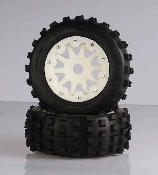 

baja 5T/5SC rear Knobby tries set with nylon hub 95161