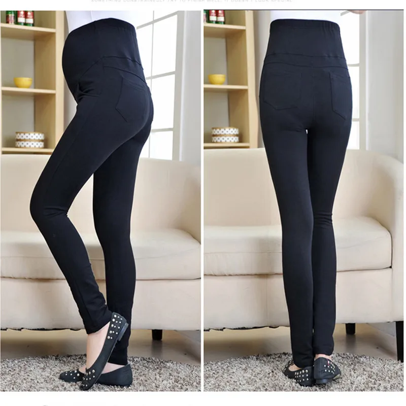 Spring High Wasit Elastic Maternity leggging Pregnancy Clothes Autumn ...