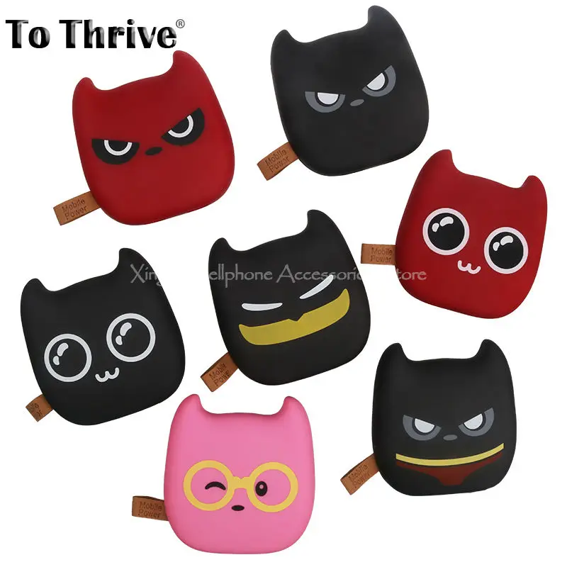 Real 3600mAh Mobile Power Bank powerbank Portable Charger External Battery Cartoon Little Devil Phone Backup Power